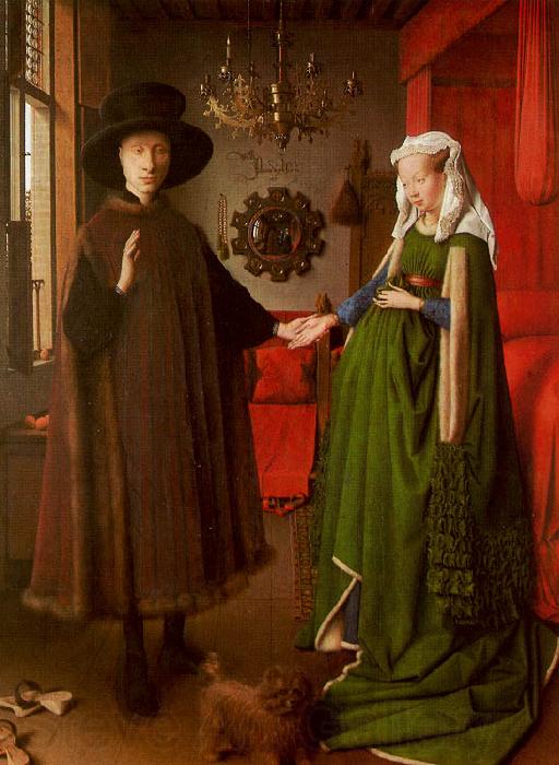 Jan Van Eyck The Arnolfini Marriage Spain oil painting art